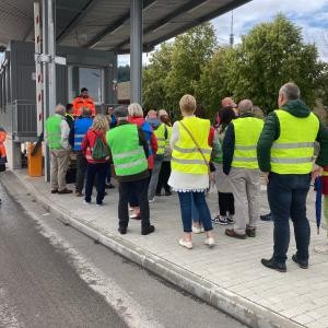 Besichtigung der Deponie bei den Internationalen Tagen
