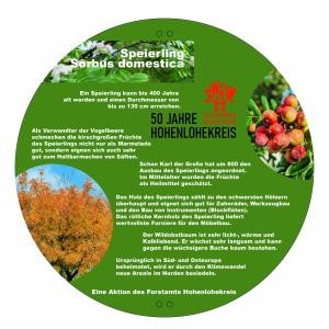 Schild der Baumpflanzaktion