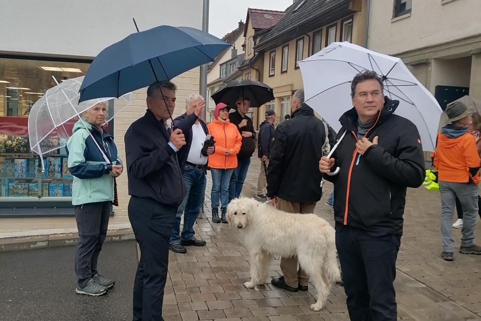 Stadtführung in Künzelsau bei der Mitmach-Aktion allesgeht