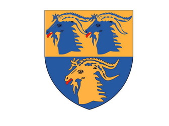 Das Gelb-Blaue Wappen von Kędzierzyn-Koźle 