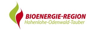 Bioenergie-Region Hohenlohe-Odenwald-Tauber Logo der Bioenergie-Region Hohenlohe-Odenwald-Tauber in rot und grün.