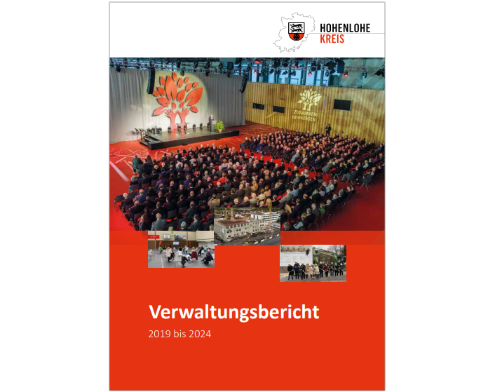 Titelseite des Verwaltungsberichts