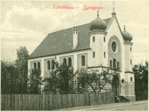 Schwarz-weiß Fotografie: Synagoge Künzelsau